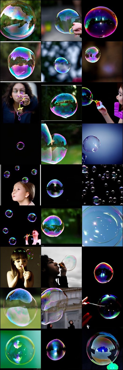 Bubble samples